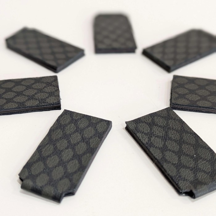 magnetic leather bookmark