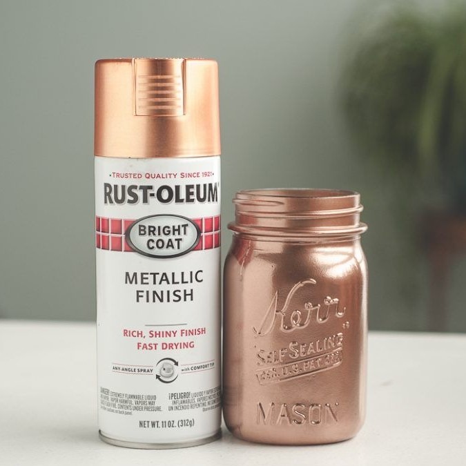 rose gold spray paint