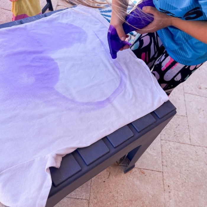 spray paint shirts