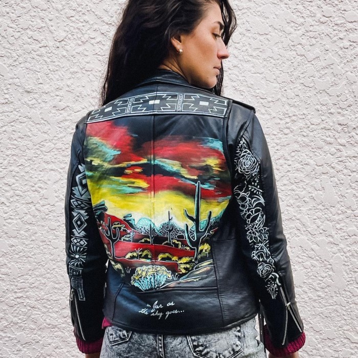 leather spray paint