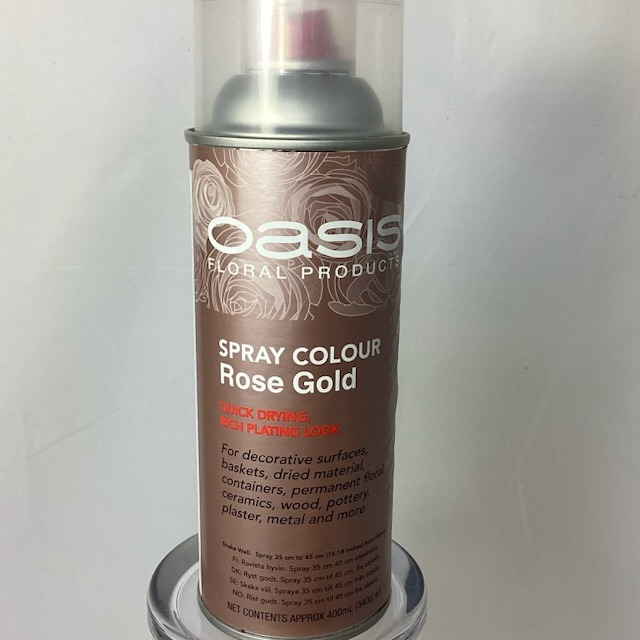 rose gold spray paint