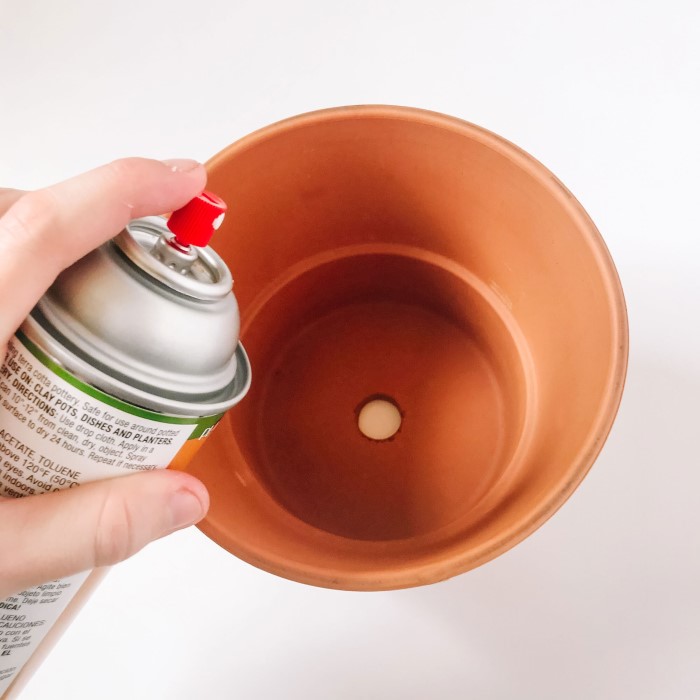 terracotta spray paint