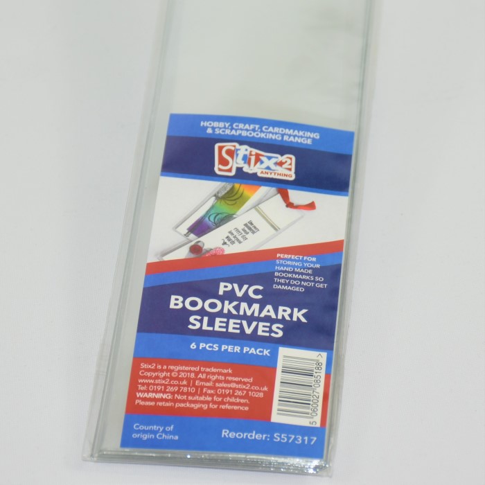 bookmark sleeves