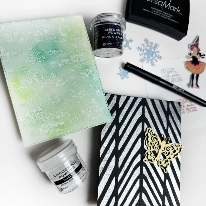 how to use embossing powder