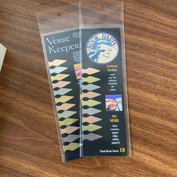 bookmark sleeves