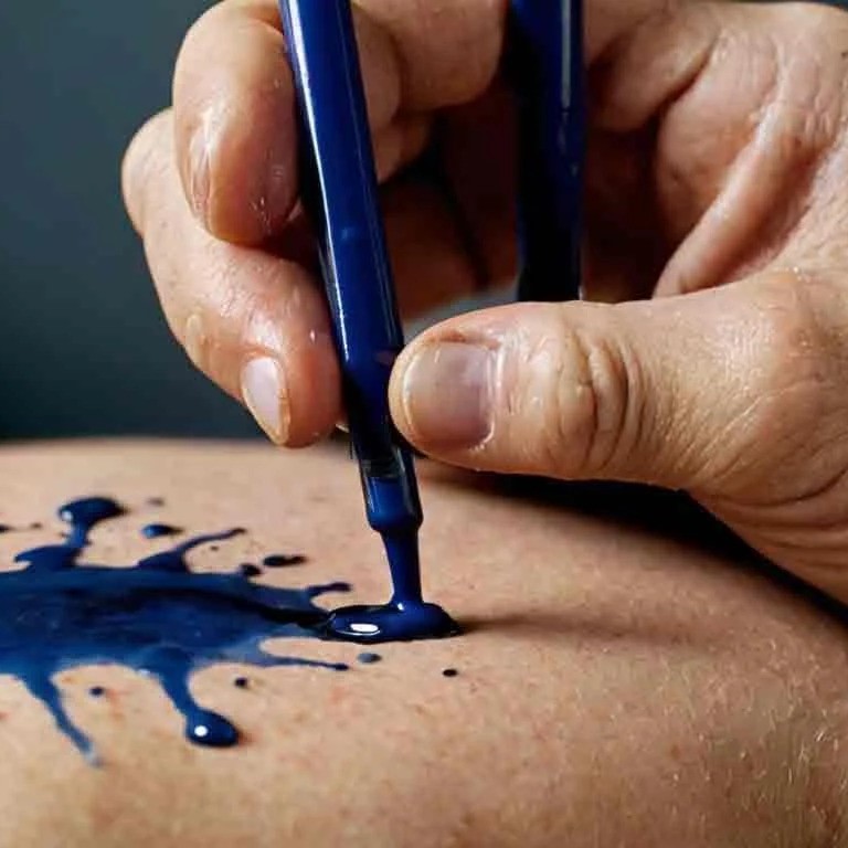 what does ink poisoning look like
