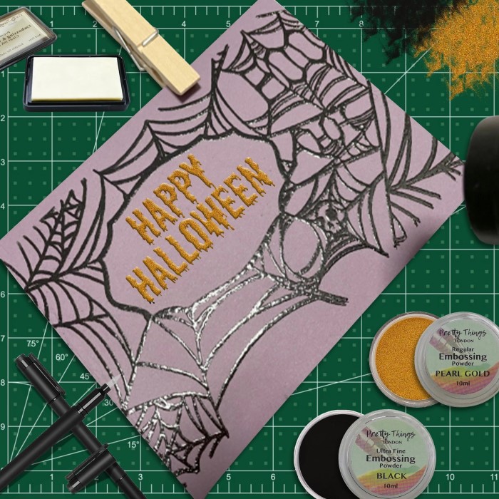 how to use embossing powder