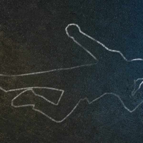 chalk outline