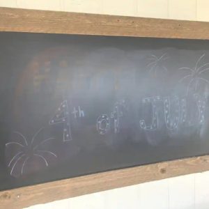 how to get chalk marker off chalkboard