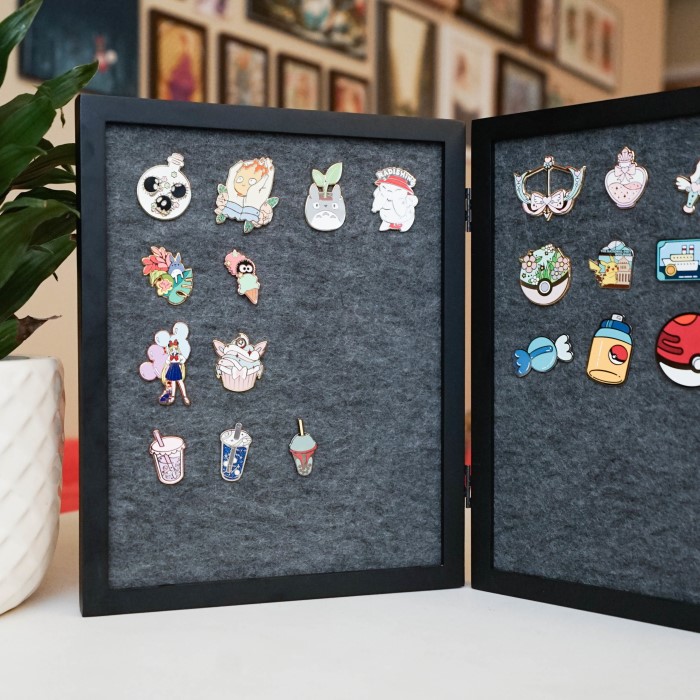 enamel pin display board