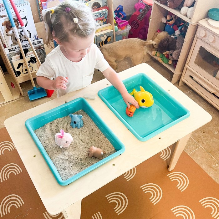 sensory table for toddlers