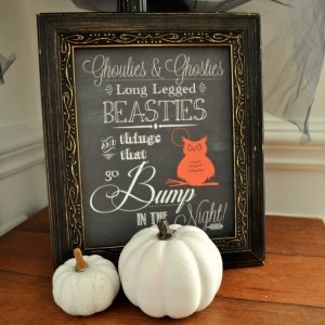 halloween chalk art