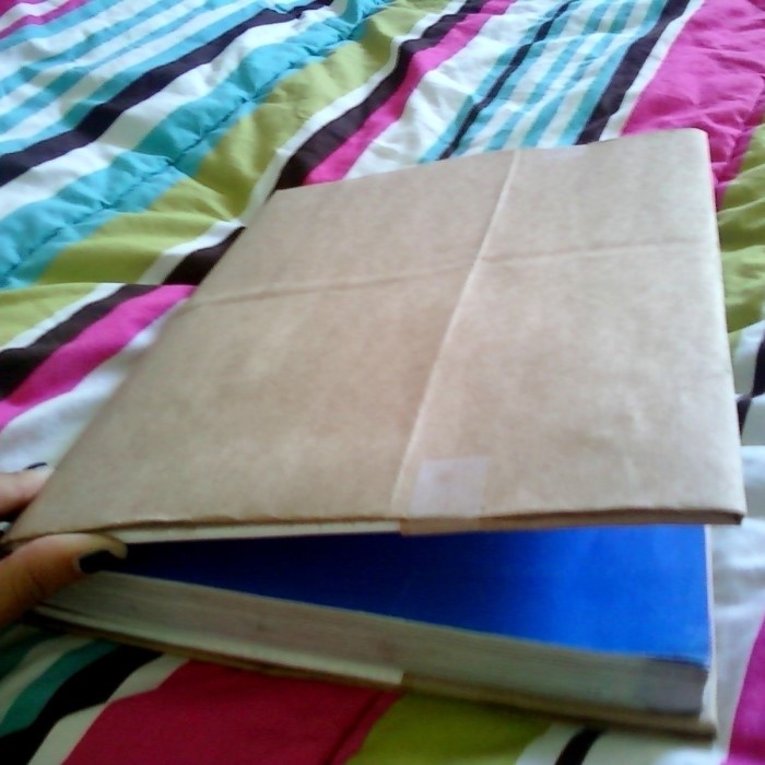 paper bag book cover