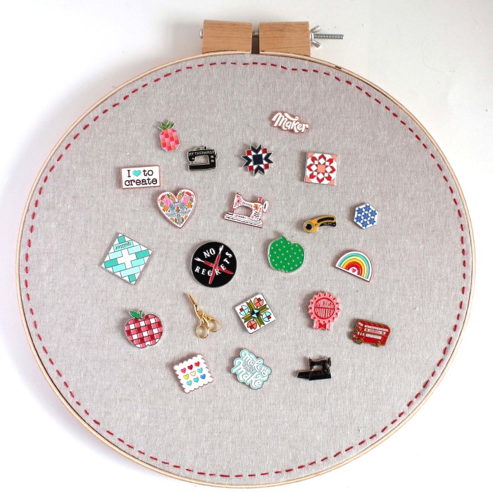 enamel pin display board
