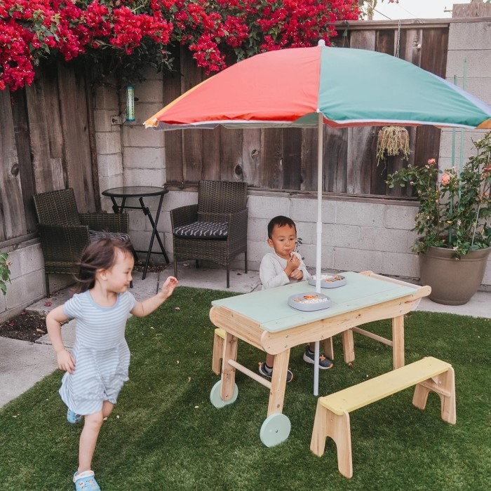 outdoor sensory table
