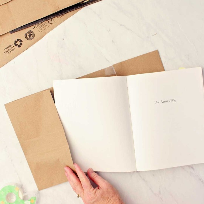 paper bag book cover
