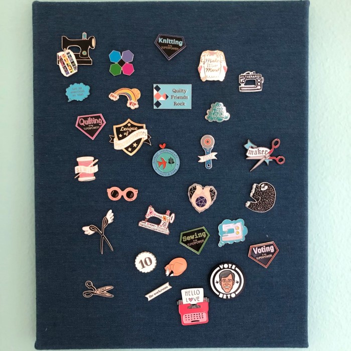 enamel pin display board