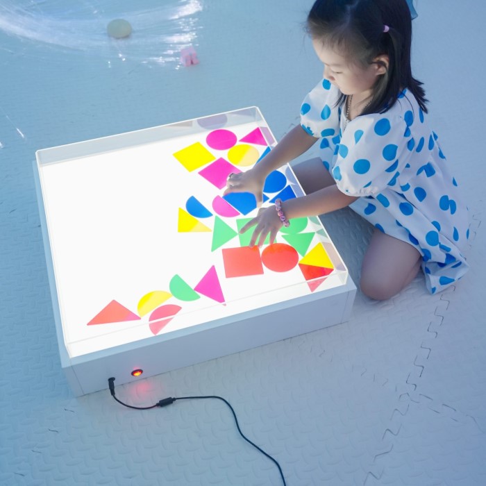 sensory light table