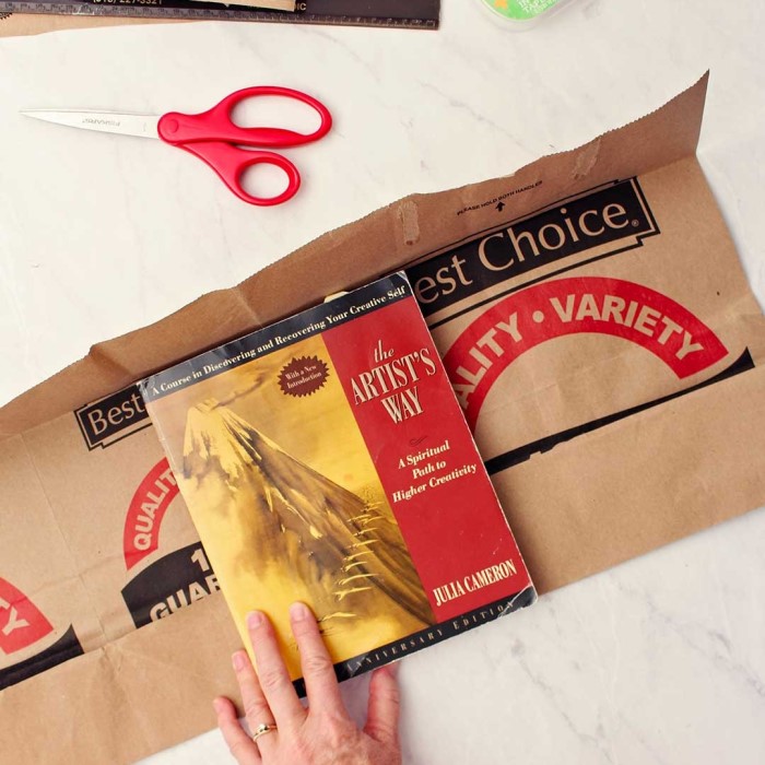 paper bag book cover
