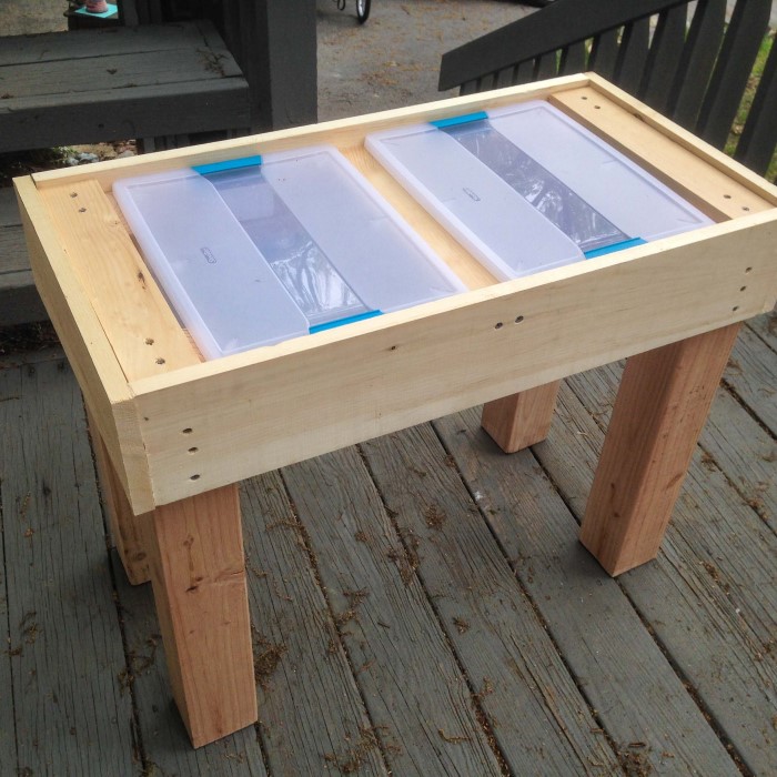 diy sensory table