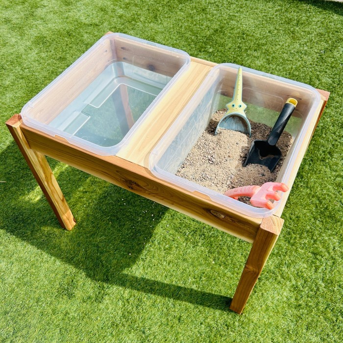 sensory bin table