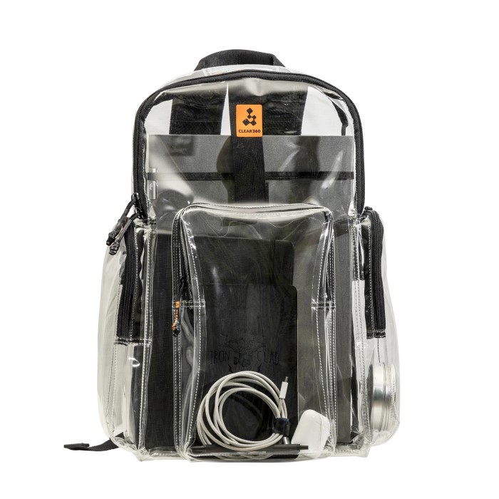 clear book bag