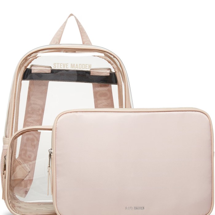 clear book bag
