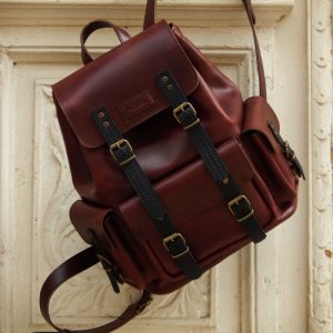 leather book bag