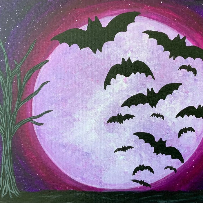 halloween paint and sip
