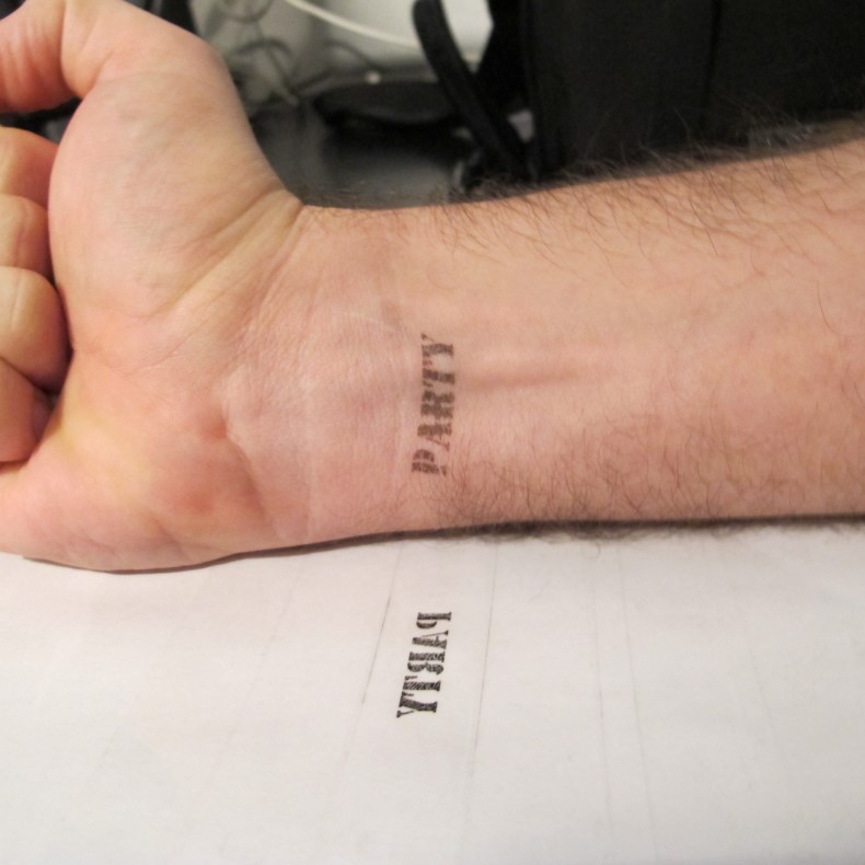 what happens if you draw on your skin with pen