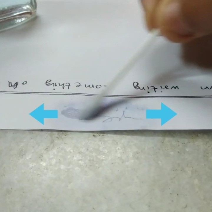 how to erase pen from paper