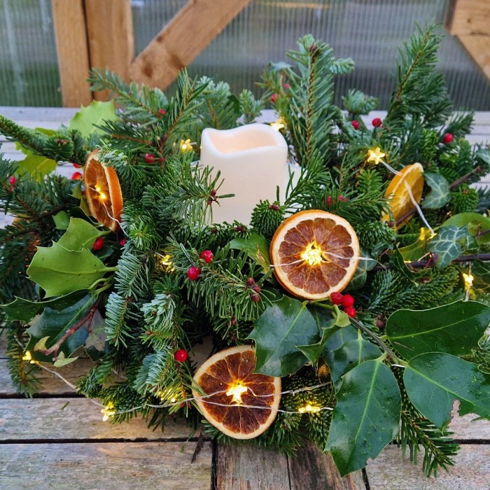 diy christmas table centerpieces