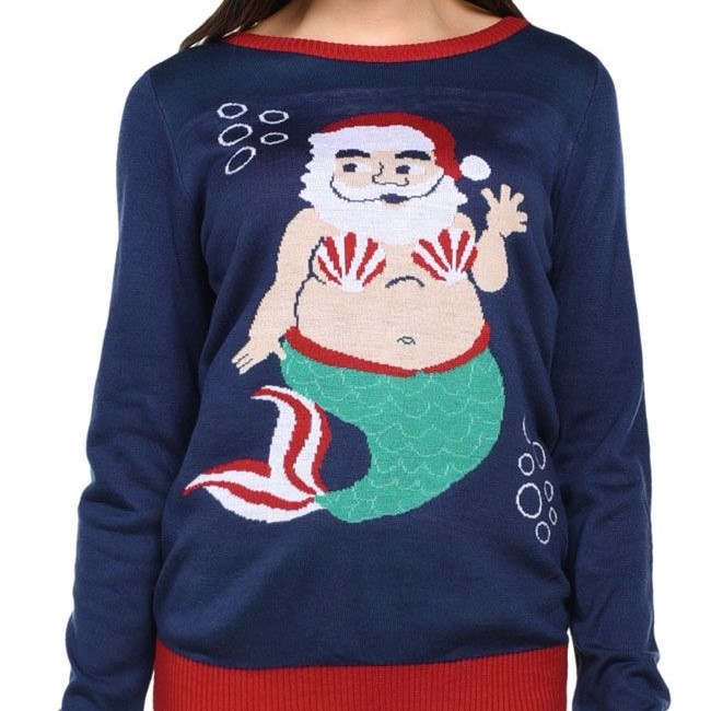 ugly christmas sweater drawing