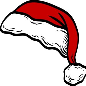 christmas hat drawing