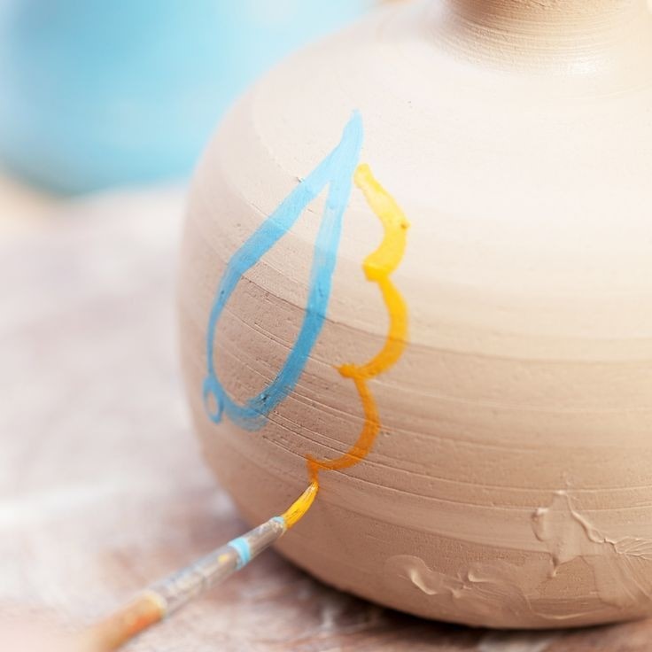 how to make air dry clay shiny