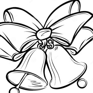 christmas bell drawing