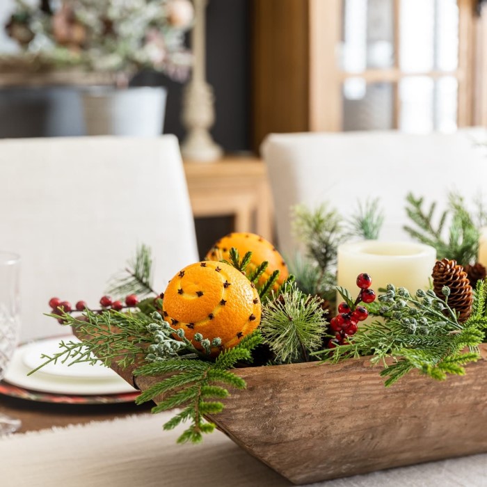 diy christmas table centerpieces