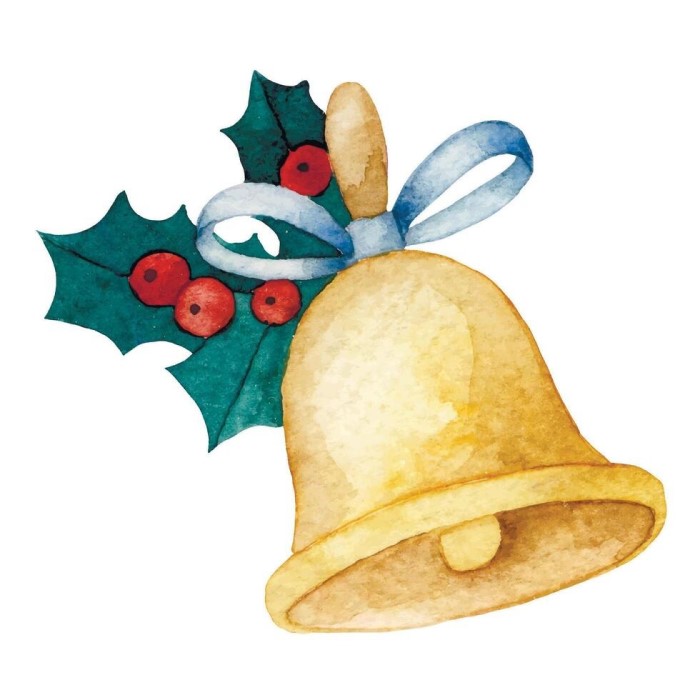 christmas bell drawing