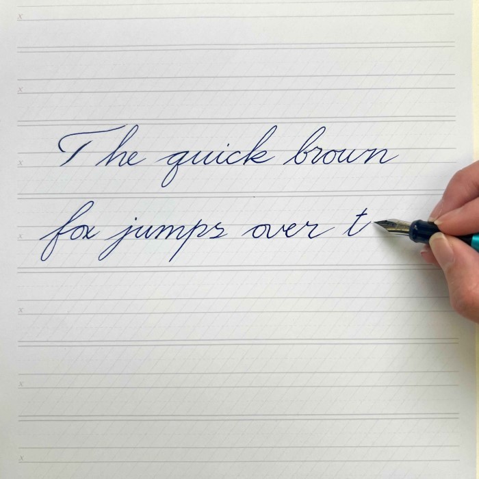 how to write with a fountain pen