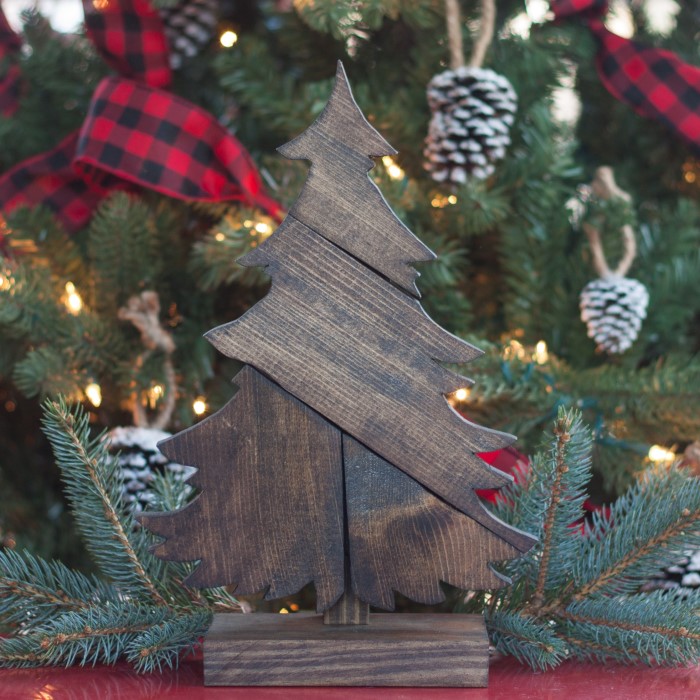 diy wooden christmas tree
