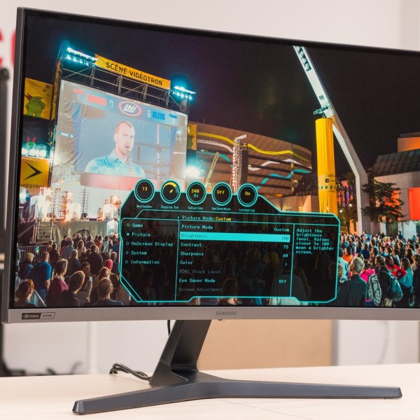 curved samsung computer monitor