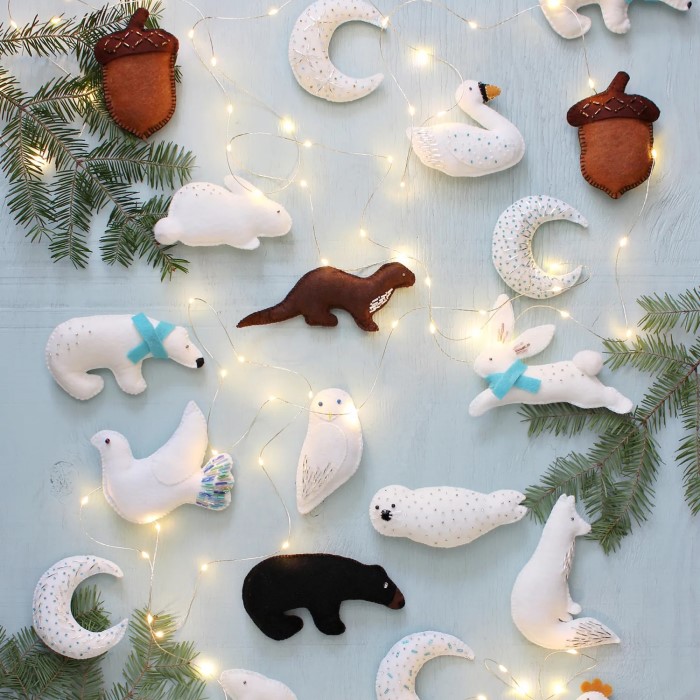 diy felt christmas ornaments