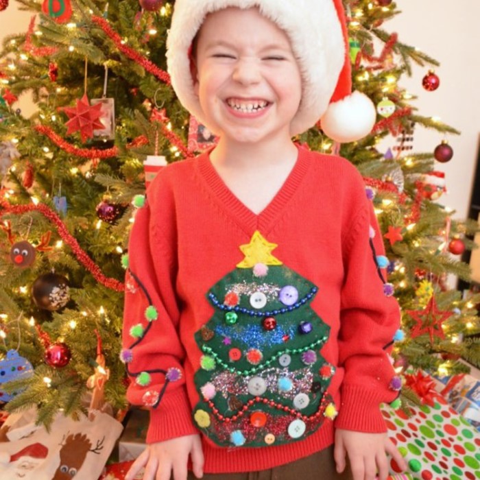 ugly christmas sweater diy