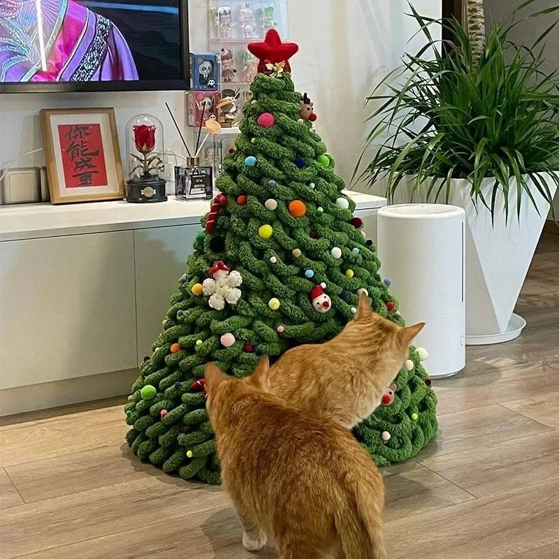 diy cat proof christmas tree
