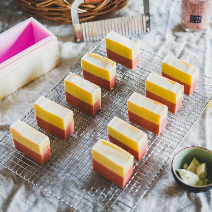 cold process soap making