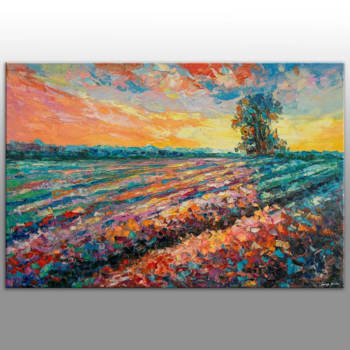 palette knife painting