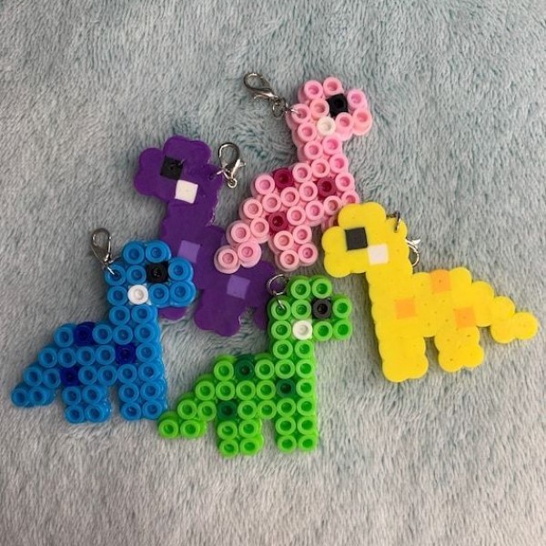 perler bead keychain