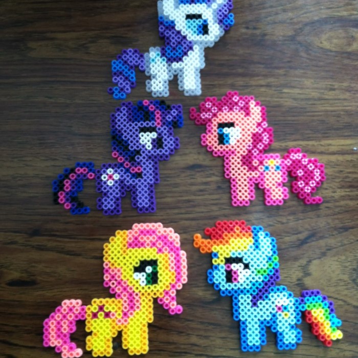 unicorn perler bead pattern