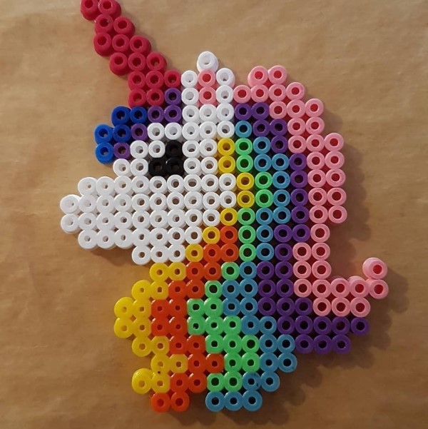 unicorn perler bead pattern