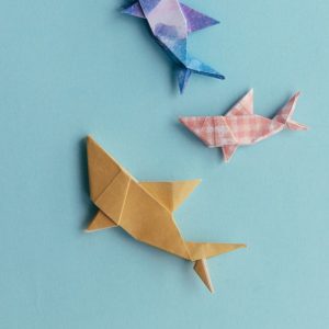 step by step sticky note origami